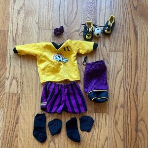 American girl soccer outfit